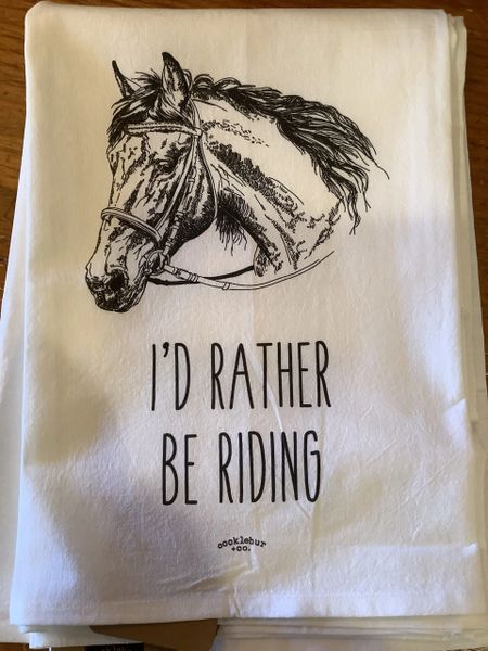 I’d Rather Be Riding Towel
