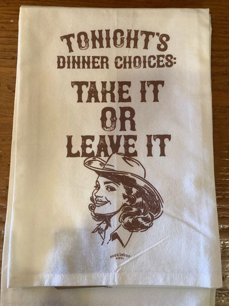 Tonight’s Dinner Tea Towel