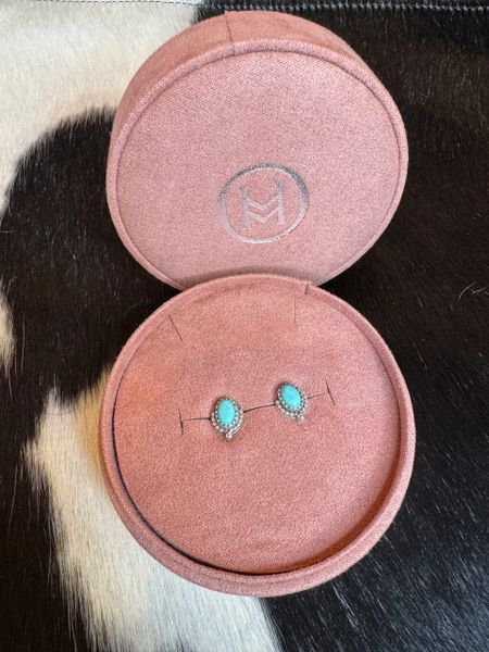 Turquoise Studded Earrings