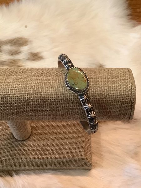 Green Turquoise Conch Cuff