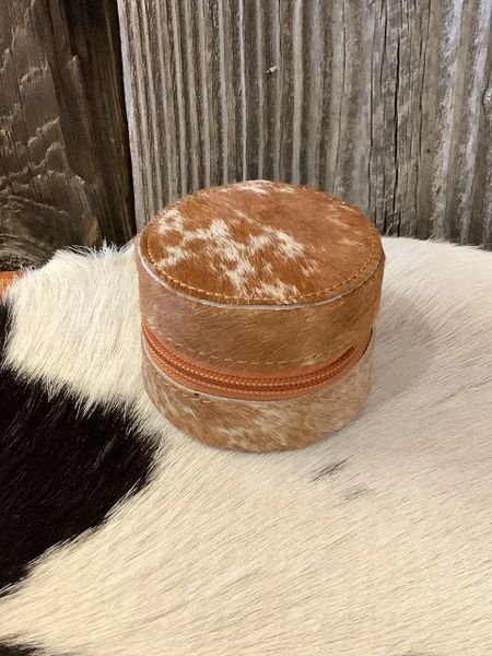 Mini Cowhide Jewelry Box