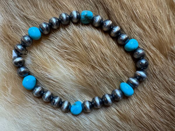Navajo & Turquoise Bracelet