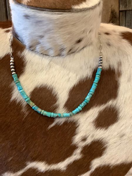 Kingman & Pearl Necklace