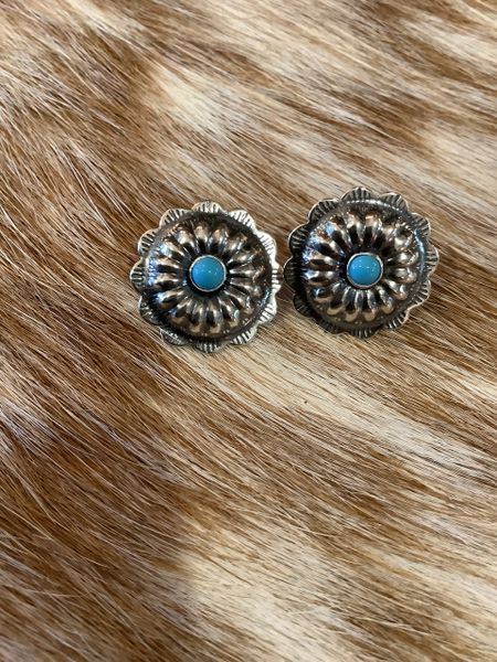 Concho With Turquoise Studs