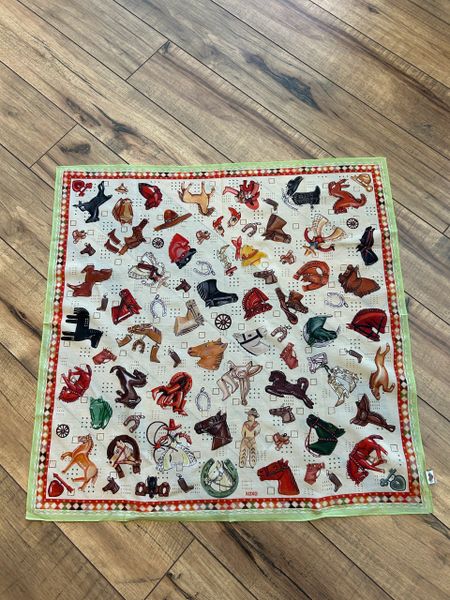 Vintage Horse Pins Shorty Wild Rag