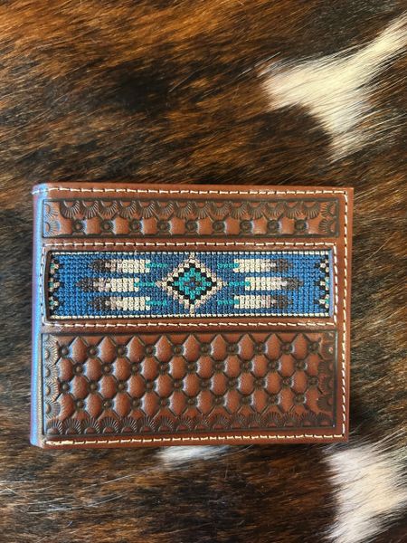 Bifold Beaded Wallet