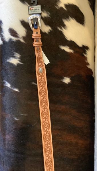 Western Stamped Men’s Belt