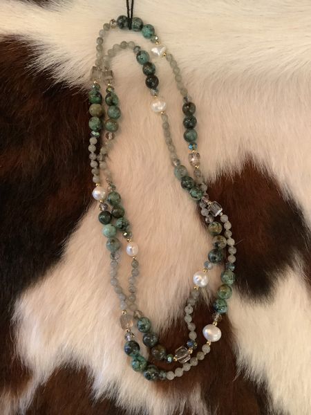 Earth and Moonlight Necklace