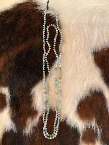 Micro Cut Amazonite Necklace