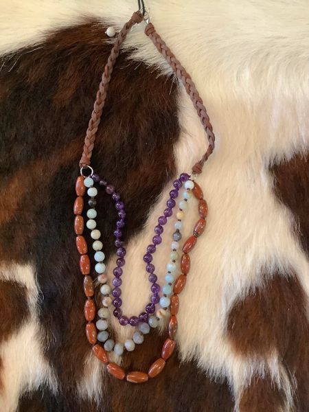 Multi Color Stone Necklace