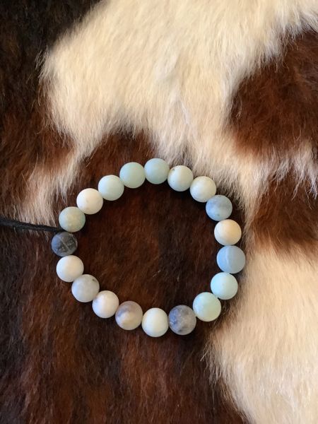 Matte Amazonite Power Bracelet
