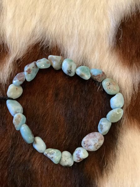 Larimar Nuggets Bracelet