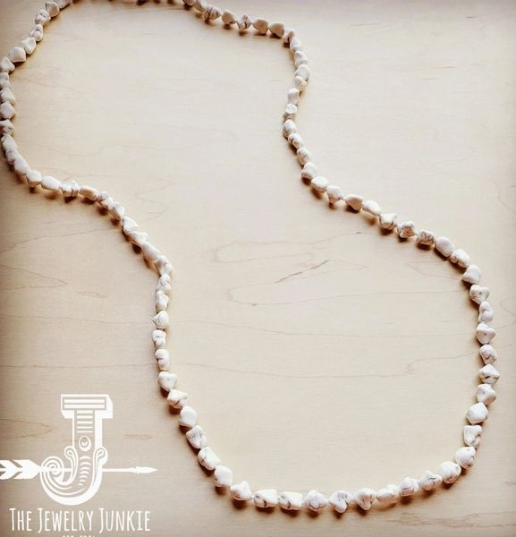 Boho Howlite Beaded Necklace