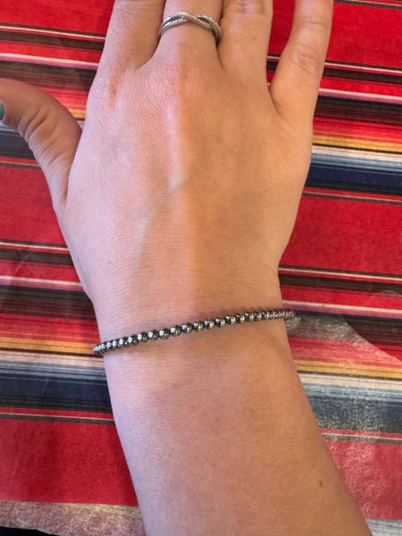 3mm Sterling Pearl Bracelet