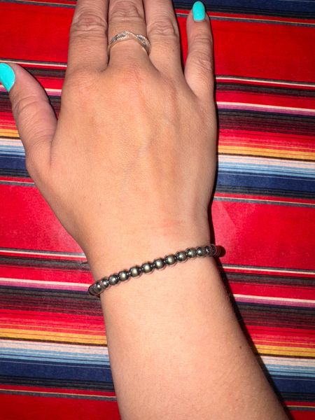 Sterling Pearl Bracelet