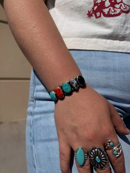Mixed Stone Cuff