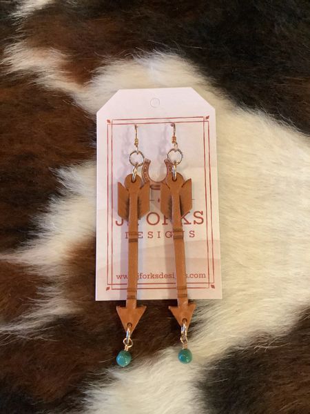 Arrow w/ Turquoise Earrings