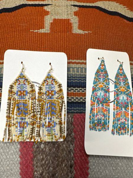 Scanda/Vibrant Beaded Earrings