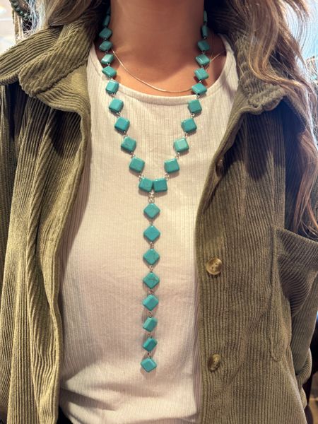 Turquoise Diamond Necklace