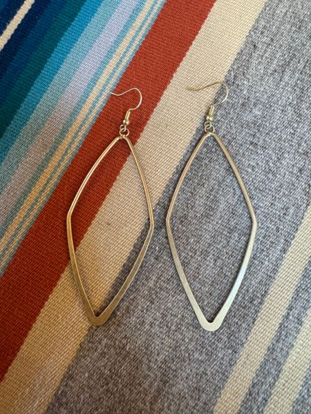 Gold Geometric Hoops