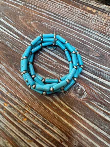 Five Strand Turquoise Bracelet