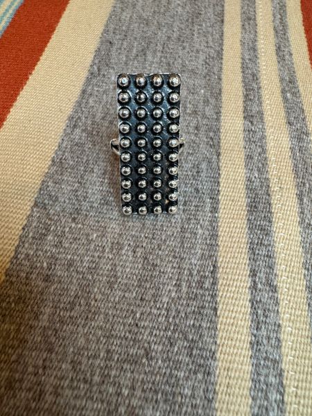 Silver Rectangle Ring