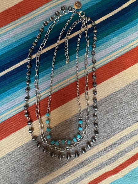 3 Strand Turquoise Necklace