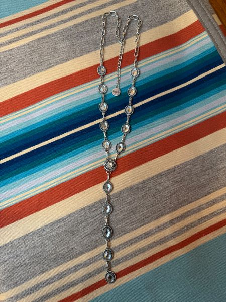 Dainty Silver Opal Necklace