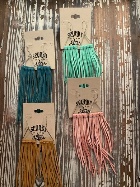 Triangle Fringe Earrings
