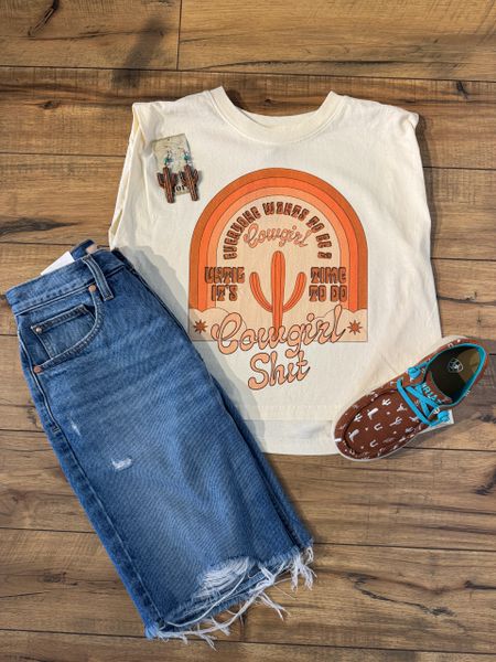Everyone Wants To Be A Cowgirl Boxy Tank