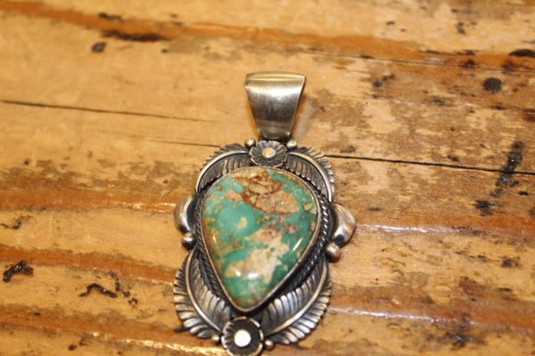 CLEARANCE Green Turquoise Pendant 11762