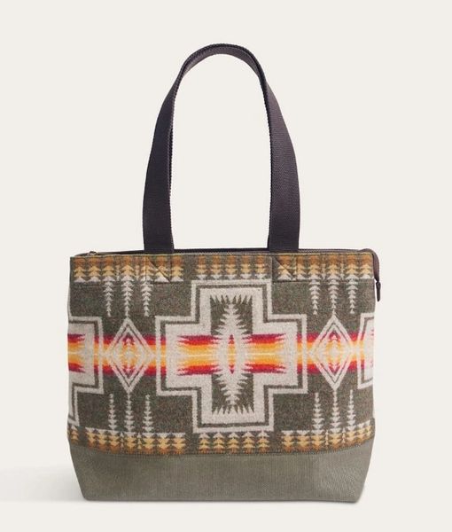 Pendleton Harding Olive City Zip Tote