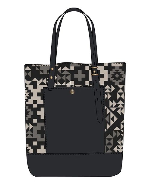 Pendleton Blue Ridge Black Tote