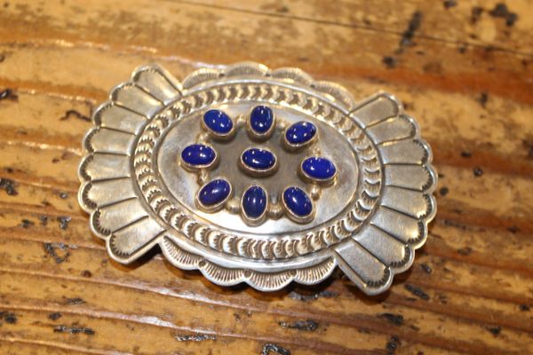 Lapis Belt Buckle