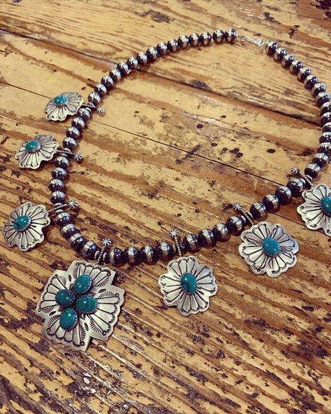 Turquoise Cross Necklace