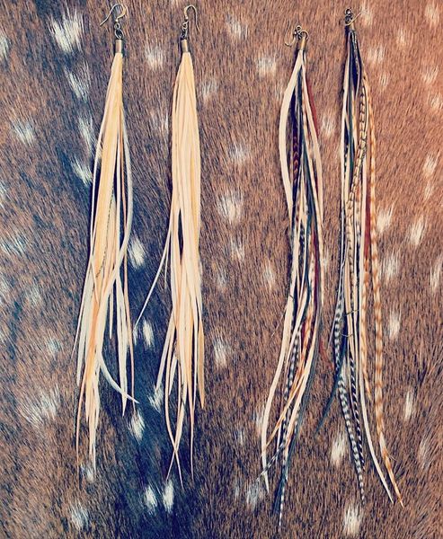 Coque Feather Earrings