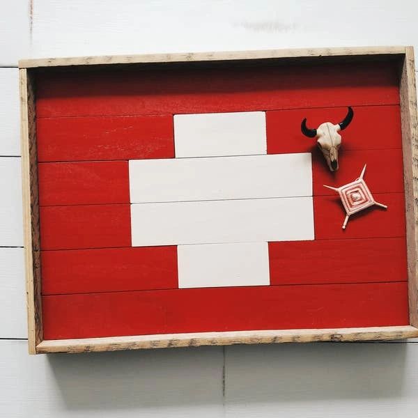 CLEARANCE Swiss Cross Tray