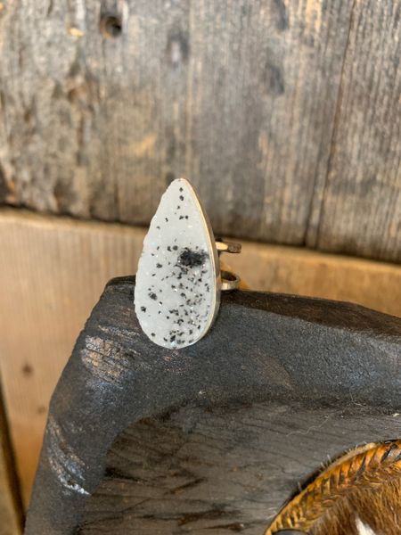Silver Druzy Ring