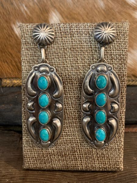 Turquoise Statement Earrings