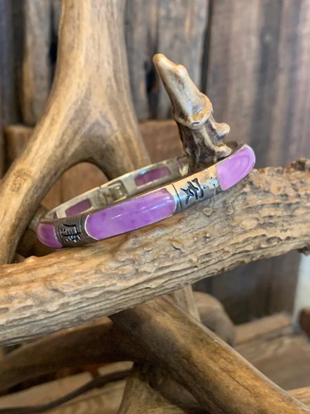 CLEARANCE Jade & Silver Bracelet