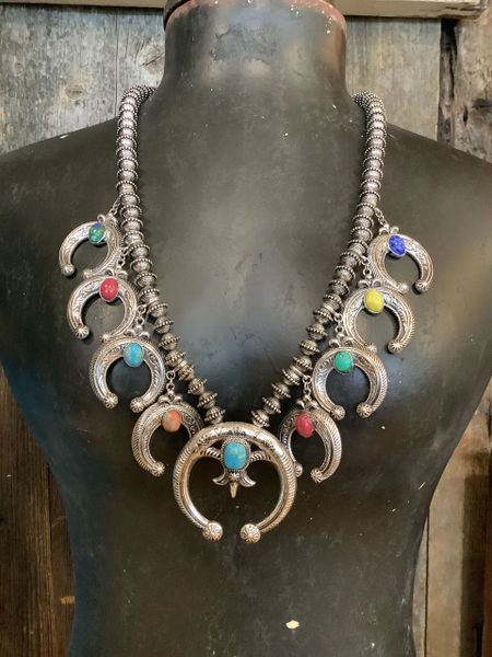 CLEARANCE Colorful Squash Necklace