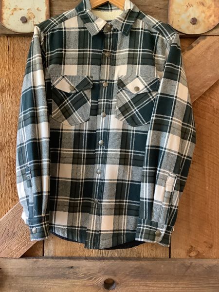 CLEARANCE Sherpa Lined Plaid Shacket