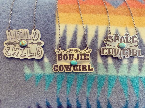 Turquoise Plate Necklaces