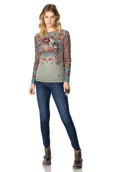 CLEARANCE Bison Range L/S Tee