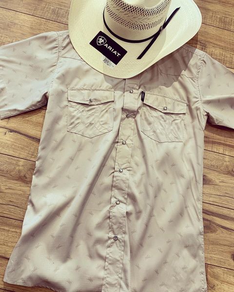 CLEARANCE Sol Tan Hooey Pearl Snap Shirt