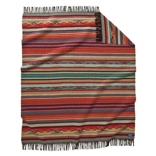 Jacquard Fringe Throw Blanket