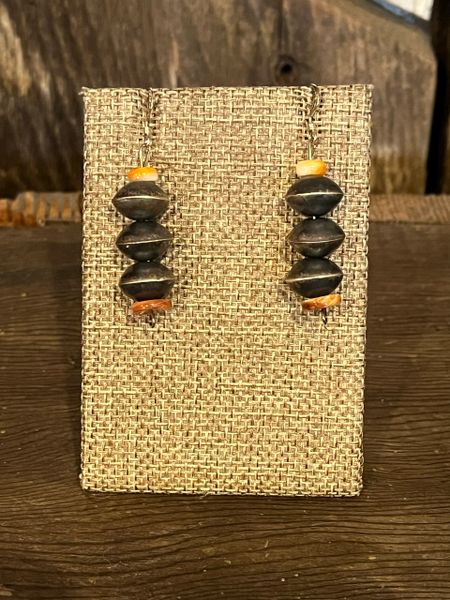 Silver Saucer Earrings