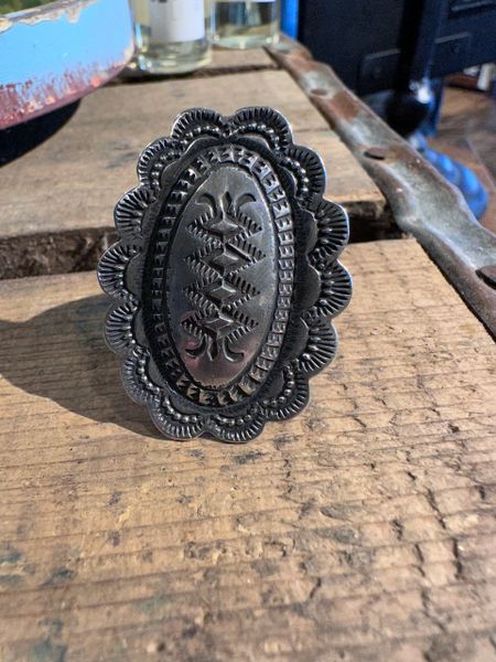 CLEARANCE Concho Ring