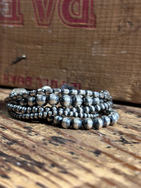 Navajo Pearl Multi Strand Bracelet