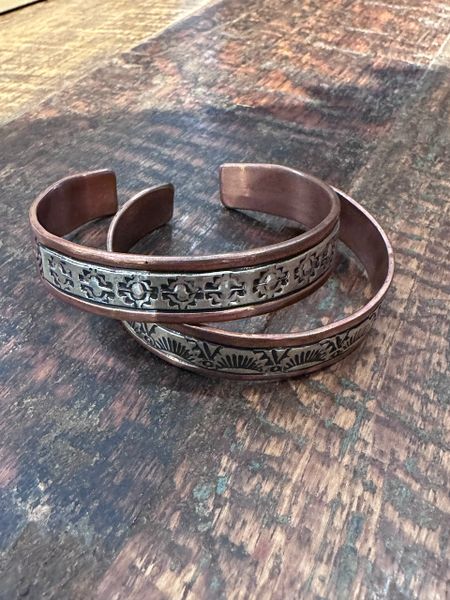 Silver Over Copper Handmade Bracelet